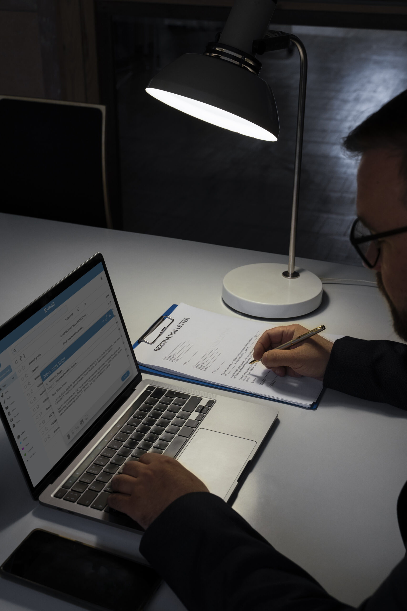 person presenting their job resignation scaled - My Blog